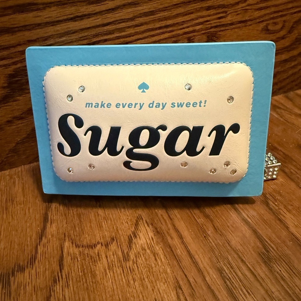 New  - Kate Spade: Coffee Break 3D Sugar Packet Small Card Holder